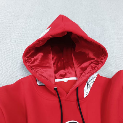 Rare Mentality Satin Hood Hoodie (Red)