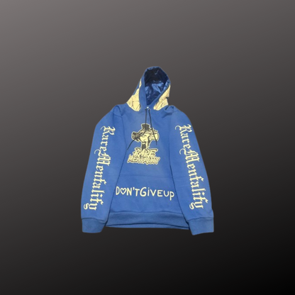 Rare Mentality Satin Hood Hoodie (Blue)